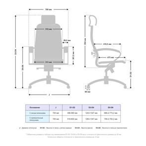 Кресло компьютерное Samurai K-2.041 MPES Молочный в Ревде - предосмотр 4