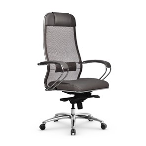 Кресло офисное Samurai SL-1.04 MPES Светло-коричневый / Серый в Кушве