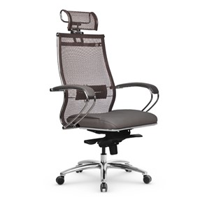 Офисное кресло Samurai SL-2.05 MPES Светло-коричневый / Серый в Кушве - предосмотр