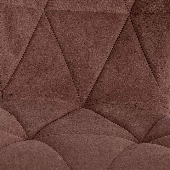 Компьютерное кресло SELFI флок , коричневый, арт.15297 в Екатеринбурге - изображение 5