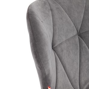 Кресло офисное SELFI флок, серый, арт.15302 в Екатеринбурге - предосмотр 6