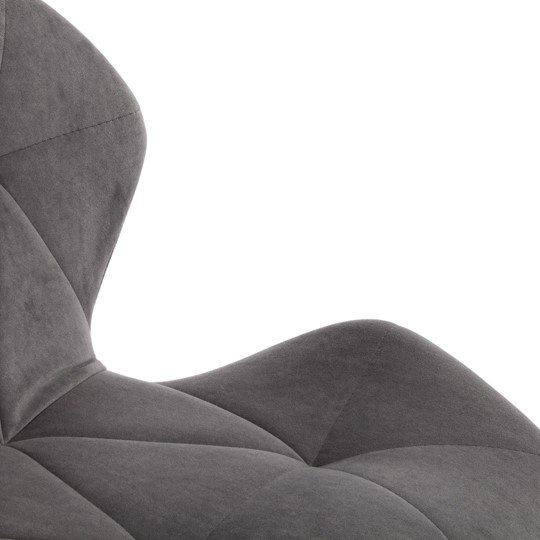 Кресло офисное SELFI флок, серый, арт.15302 в Екатеринбурге - изображение 8