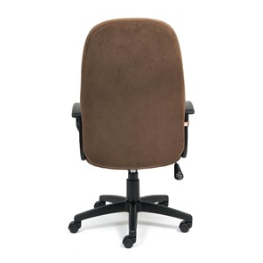 Компьютерное кресло СН747 флок, коричневый, арт.15142 в Екатеринбурге - предосмотр 3