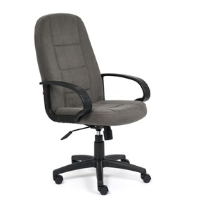 Кресло офисное СН747 флок, серый, арт.15027 в Ревде