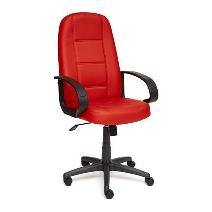 Кресло компьютерное СН747 кож/зам, красный, арт.7707 в Первоуральске - изображение