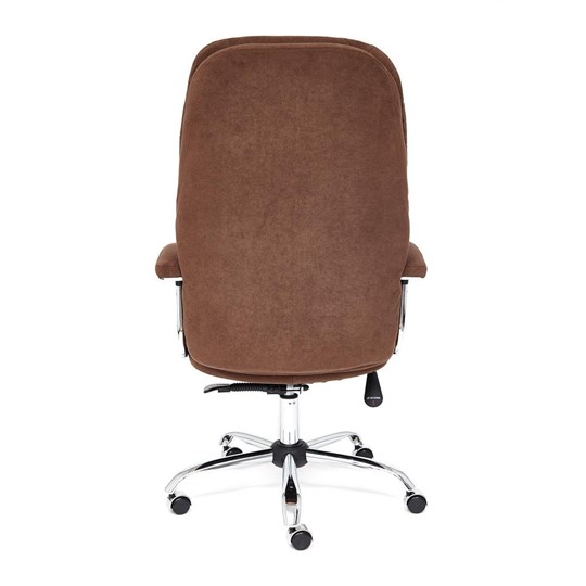 Офисное кресло SOFTY LUX флок, коричневый, арт.13595 в Екатеринбурге - изображение 4