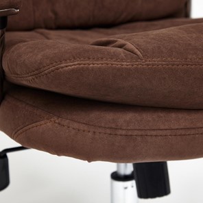 Офисное кресло SOFTY LUX флок, коричневый, арт.13595 в Каменске-Уральском - предосмотр 7