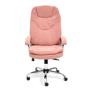 Офисное кресло SOFTY LUX флок, розовый, арт.13952 в Екатеринбурге - предосмотр 1
