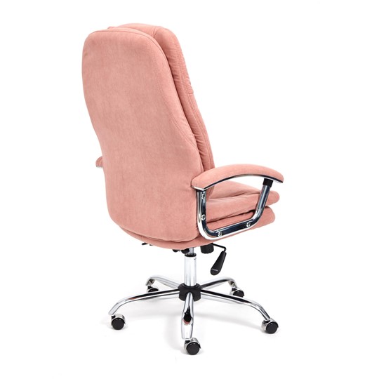 Офисное кресло SOFTY LUX флок, розовый, арт.13952 в Екатеринбурге - изображение 3