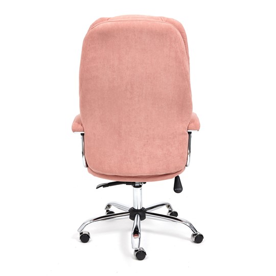 Офисное кресло SOFTY LUX флок, розовый, арт.13952 в Екатеринбурге - изображение 4