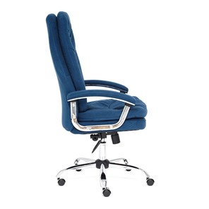 Офисное кресло SOFTY LUX флок, синий, арт.13592 в Каменске-Уральском - предосмотр 2