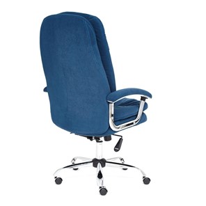 Офисное кресло SOFTY LUX флок, синий, арт.13592 в Екатеринбурге - предосмотр 3