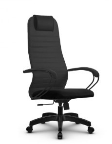 Офисное кресло SU-BK130-10 PL темно-серый/черный в Кушве