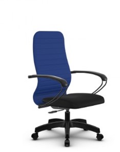 Кресло компьютерное SU-CK130-10P PL синий/черный в Ирбите