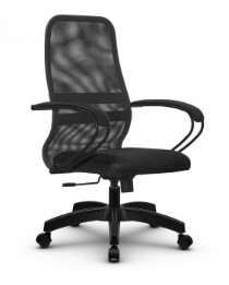 Компьютерное кресло SU-CK130-8 PL темно-серый/черный в Ревде