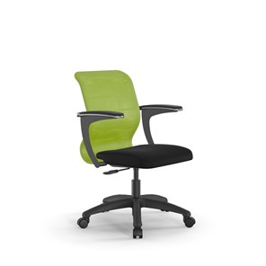 Офисное кресло SU-M-4/подл.160/осн.005 зеленый/черный в Екатеринбурге