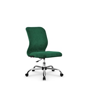 Кресло компьютерное SU-Mr-4/подл.000/осн.006 зеленый в Ревде