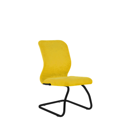Офисное кресло SU-Mr-4/подл.000/осн.008 желтый в Екатеринбурге - изображение