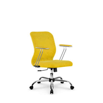 Кресло SU-Mr-4/подл.078/осн.003 желтый в Екатеринбурге - изображение