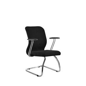 Кресло офисное SU-Mr-4/подл.078/осн.007 черный в Ревде