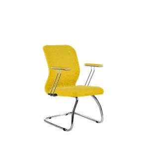 Кресло компьютерное SU-Mr-4/подл.078/осн.007 желтый в Екатеринбурге