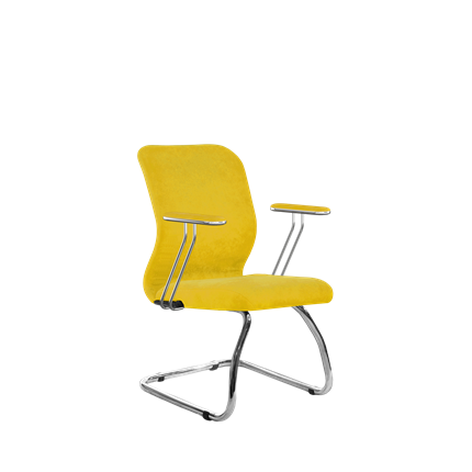 Кресло компьютерное SU-Mr-4/подл.078/осн.007 желтый в Ревде - изображение