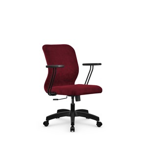 Офисное кресло SU-Mr-4/подл.109/осн.001 красный в Кушве