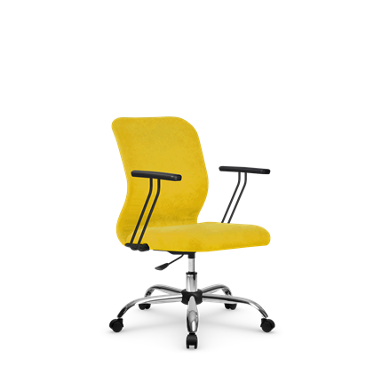 Компьютерное кресло SU-Mr-4/подл.109/осн.006 желтый в Екатеринбурге - изображение