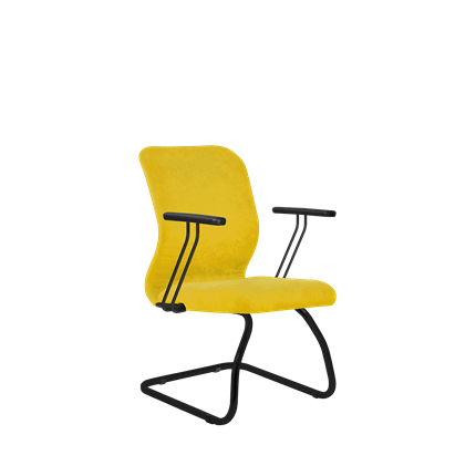 Кресло офисное SU-Mr-4/подл.109/осн.008 желтый в Екатеринбурге - изображение