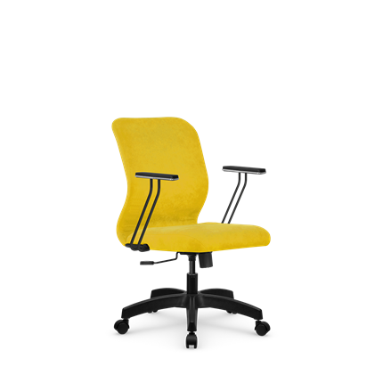 Кресло офисное SU-Mr-4/подл.110/осн.001 желтый в Екатеринбурге - изображение