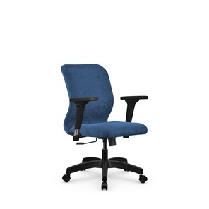 Кресло компьютерное SU-Mr-4/подл.200/осн.001 светло-синий в Каменске-Уральском
