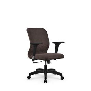 Кресло офисное SU-Mr-4/подл.200/осн.001 темно-коричневый в Екатеринбурге - предосмотр