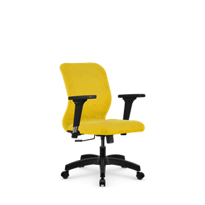 Кресло офисное SU-Mr-4/подл.200/осн.001 желтый в Каменске-Уральском