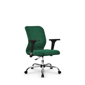 Кресло офисное SU-Mr-4/подл.200/осн.006 зеленый в Ревде