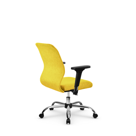 Компьютерное кресло SU-Mr-4/подл.200/осн.006 желтый в Екатеринбурге - изображение 1