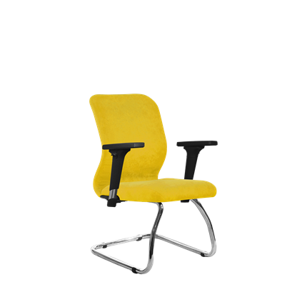 Компьютерное кресло SU-Mr-4/подл.200/осн.007 желтый в Екатеринбурге - изображение