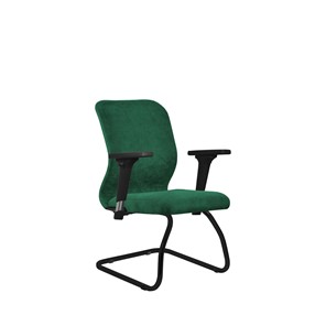 Кресло компьютерное SU-Mr-4/подл.200/осн.008 зеленый в Ревде