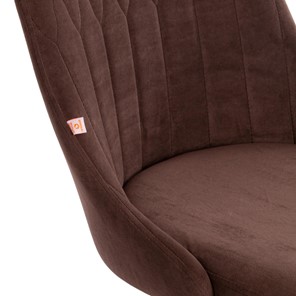 Кресло компьютерное SWAN флок, коричневый, арт.15332 в Екатеринбурге - предосмотр 6
