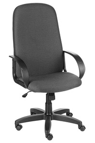Кресло компьютерное Амбасадор JP15/1 серый ромбик в Асбесте