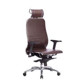 Офисное кресло Samurai K-3.04 темно-коричневый в Полевском