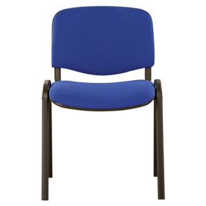 Офисный стул Brabix Iso CF-005 (черный каркас, ткань синяя с черным) 531974 в Екатеринбурге - предосмотр