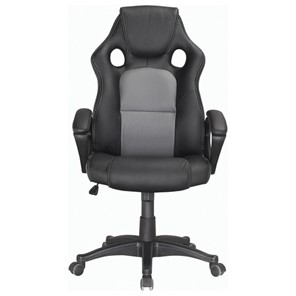 Офисное кресло Brabix Rider Plus EX-544 КОМФОРТ (экокожа, черное/серое) 531582 в Кушве