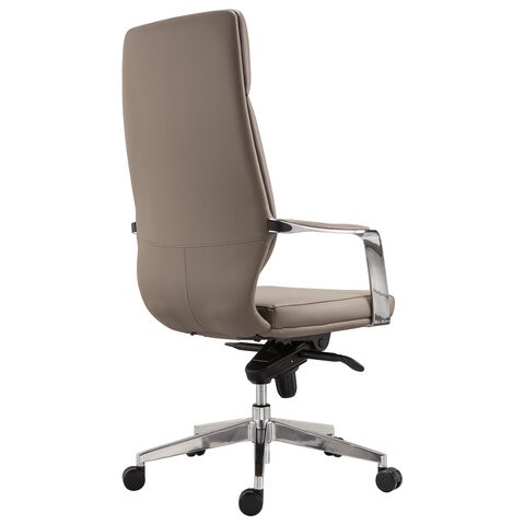 Кресло офисное BRABIX PREMIUM "Resonance EX-755", мультиблок, алюминий, экокожа, бежевое, 532487 в Кушве - изображение 2