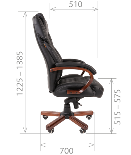 Кресло CHAIRMAN 406, коричневый в Каменске-Уральском - изображение 5