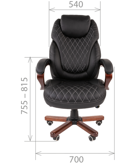 Кресло CHAIRMAN 406, коричневый в Кушве - изображение 4