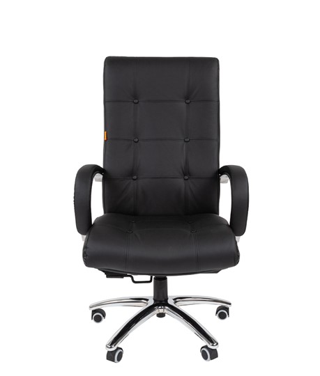 Компьютерное кресло CHAIRMAN 424 Кожа черная в Богдановиче - изображение 2
