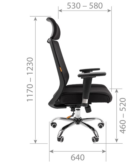 Офисное кресло CHAIRMAN 555 LUX в Кушве - изображение 5