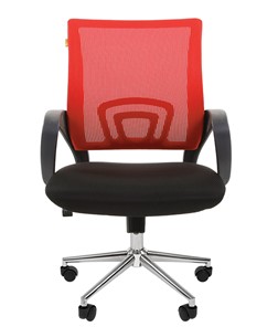 Кресло CHAIRMAN 696 CHROME Сетка TW-69 (красный) в Богдановиче - предосмотр 2