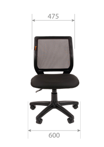 Офисное кресло CHAIRMAN 699 Б/Л Сетка TW-01(черный) в Кушве - предосмотр 4