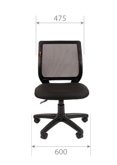 Офисное кресло CHAIRMAN 699 Б/Л Сетка TW-01(черный) в Кушве - изображение 4